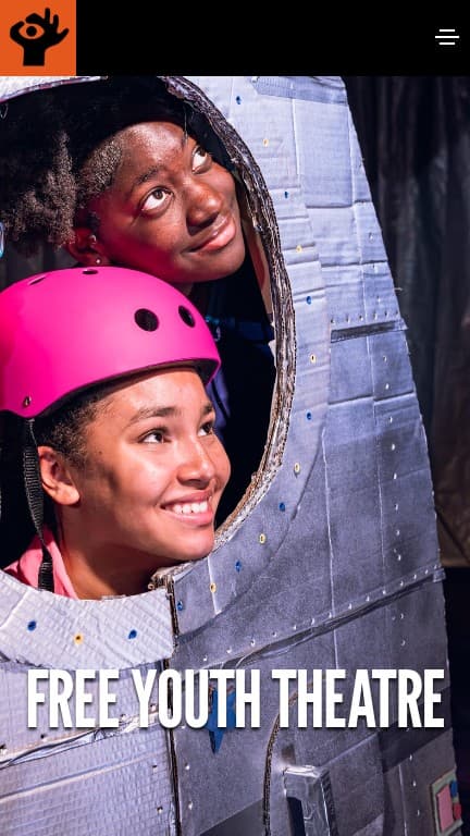 Lewisham Youth Theatre - mobile website