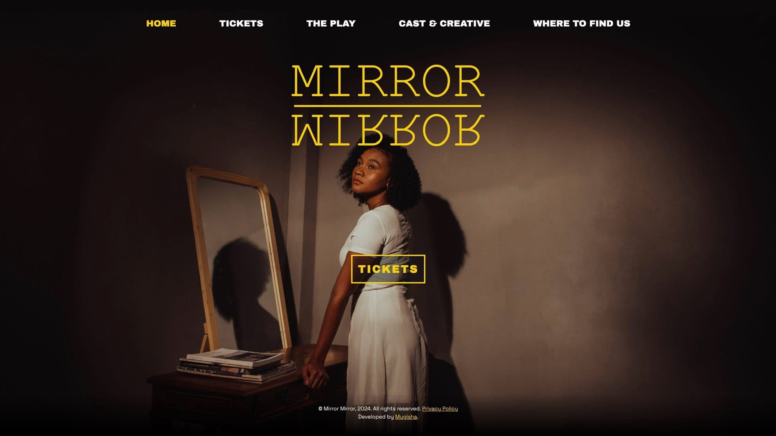 Mirror Mirror website preview